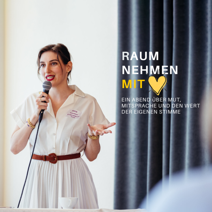 Raum nehmen mit 💛